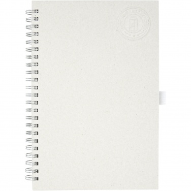 Logotrade promotional merchandise picture of: Dairy Dream A5 size reference recycled milk cartons spiral notebook