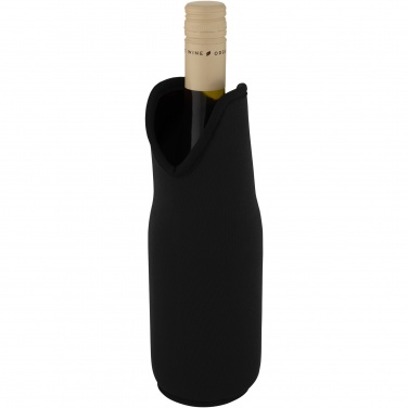 Logo trade business gift photo of: Noun recycled neoprene wine sleeve holder