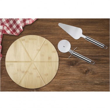 Logotrade promotional item picture of: Mangiary bamboo pizza peel and tools