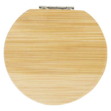 Logo trade promotional product photo of: Afrodit bamboo pocket mirror