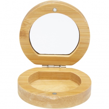 Logotrade promotional items photo of: Afrodit bamboo pocket mirror