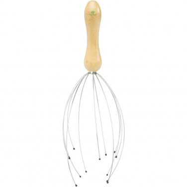 Logotrade advertising products photo of: Hator bamboo head massager