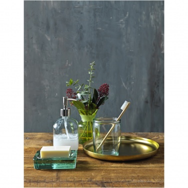 Logotrade promotional giveaway image of: Jabony 3-piece recycled glass bathroom set