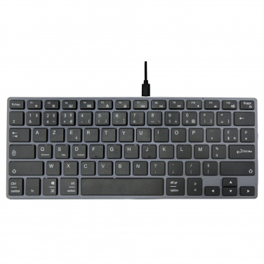 Logo trade corporate gifts image of: Hybrid performance Bluetooth keyboard - AZERTY