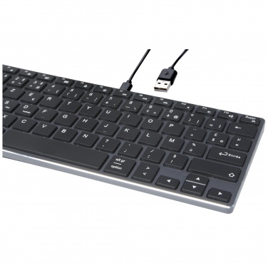 Logo trade corporate gifts picture of: Hybrid performance Bluetooth keyboard - AZERTY