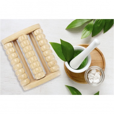 Logo trade advertising products picture of: Venis bamboo foot massager