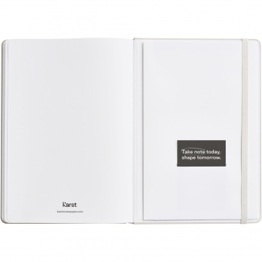 Logotrade corporate gift image of: Karst® A5 stone paper hardcover notebook - lined