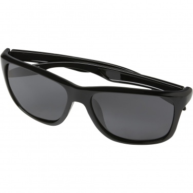 Logo trade promotional giveaways image of: Eiger polarized sunglasses in recycled PET casing