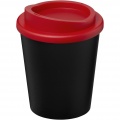 Americano® Espresso Eco 250 ml recycled tumbler, Solid black / Red