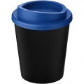 Americano® Espresso Eco 250 ml recycled tumbler, Solid black / Mid blue