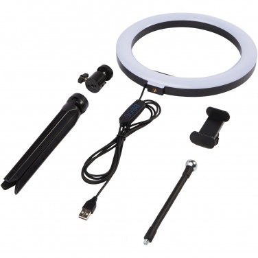 Logotrade promotional merchandise picture of: Studio ring light for selfies and vlogging with phone holder and tripod