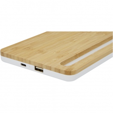 Logo trade promotional items picture of: Medake 10W bamboo wireless charger