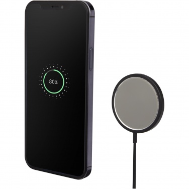 Logo trade advertising products image of: Magclick 15W aluminium wireless charger