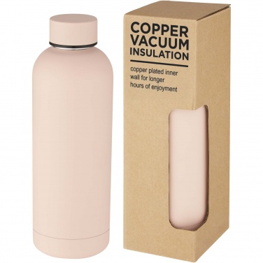 Logo trade promotional merchandise picture of: Spring 500 ml copper vacuum insulated bottle