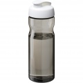 H2O Active® Eco Base 650 ml flip lid sport bottle, White / Charcoal