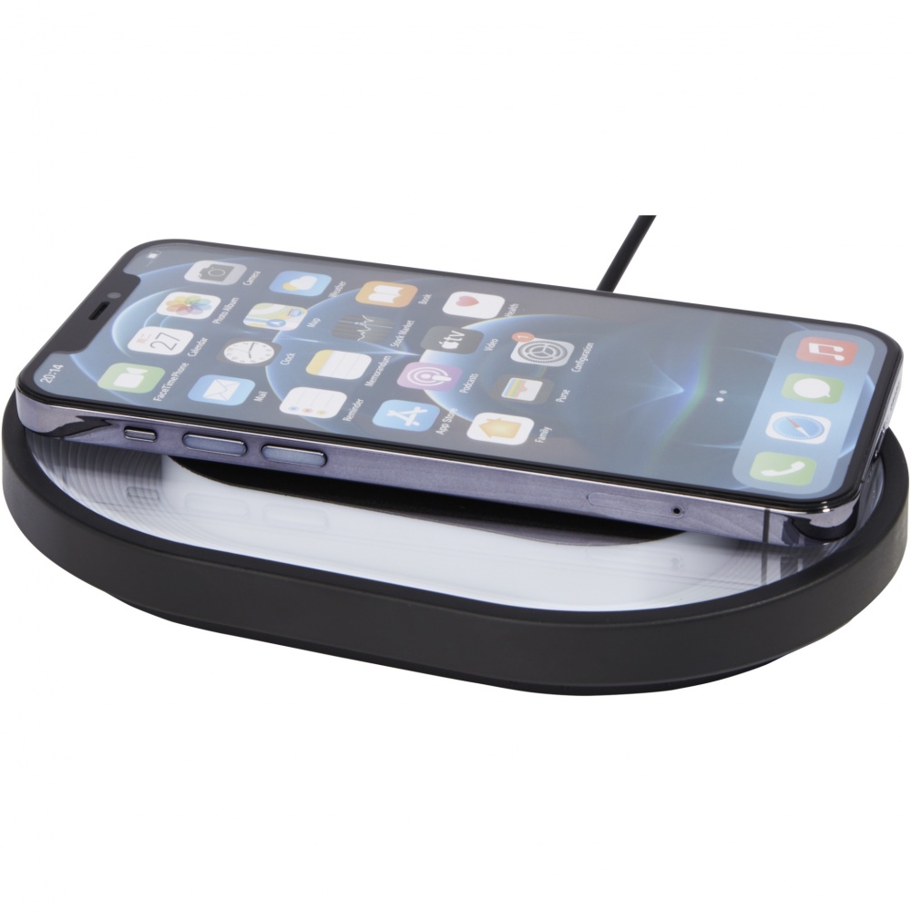 Logotrade advertising products photo of: Ray wireless charging pad with RGB mood light