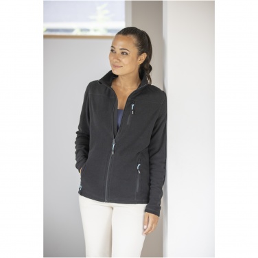 Logotrade promotional item image of: Amber women's GRS recycled full zip fleece jacket