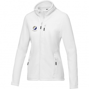 Logo trade corporate gift photo of: Amber women's GRS recycled full zip fleece jacket