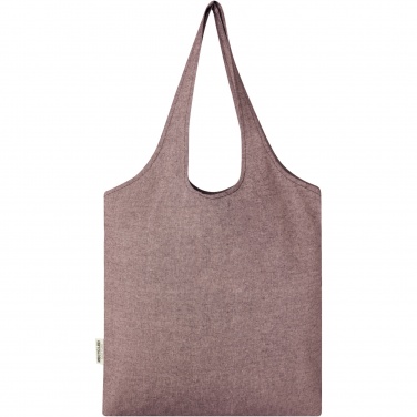 Logo trade promotional merchandise photo of: Pheebs 150 g/m² recycled cotton trendy tote bag 7L