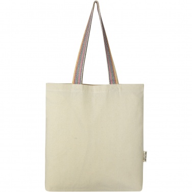 Logotrade advertising products photo of: Rainbow 180 g/m² recycled cotton tote bag 5L