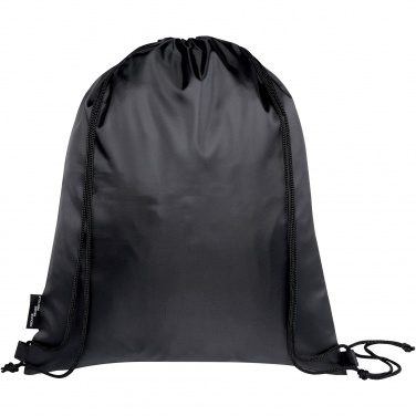 Logo trade promotional merchandise photo of: Ash recycled foldable drawstring bag 7L