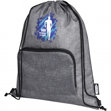 Logotrade promotional item image of: Ash recycled foldable drawstring bag 7L