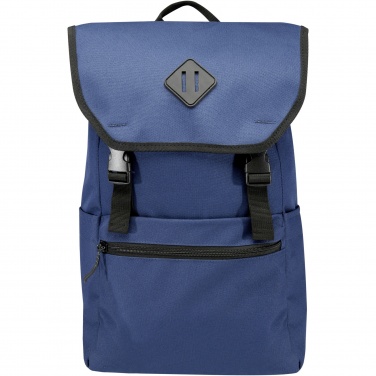 Logo trade promotional giveaways image of: REPREVE® Our Ocean™ 15" GRS RPET laptop backpack 19L