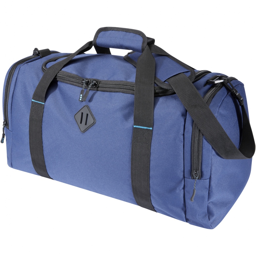 Logo trade promotional merchandise photo of: REPREVE® Our Ocean™ GRS RPET duffel bag 35L