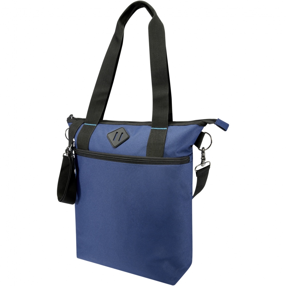 Logo trade promotional merchandise photo of: REPREVE® Our Ocean™ 15" GRS RPET laptop tote bag 12L