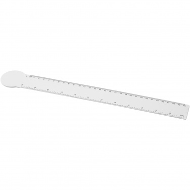 Logo trade advertising products picture of: Tait 30cm circle-shaped recycled plastic ruler