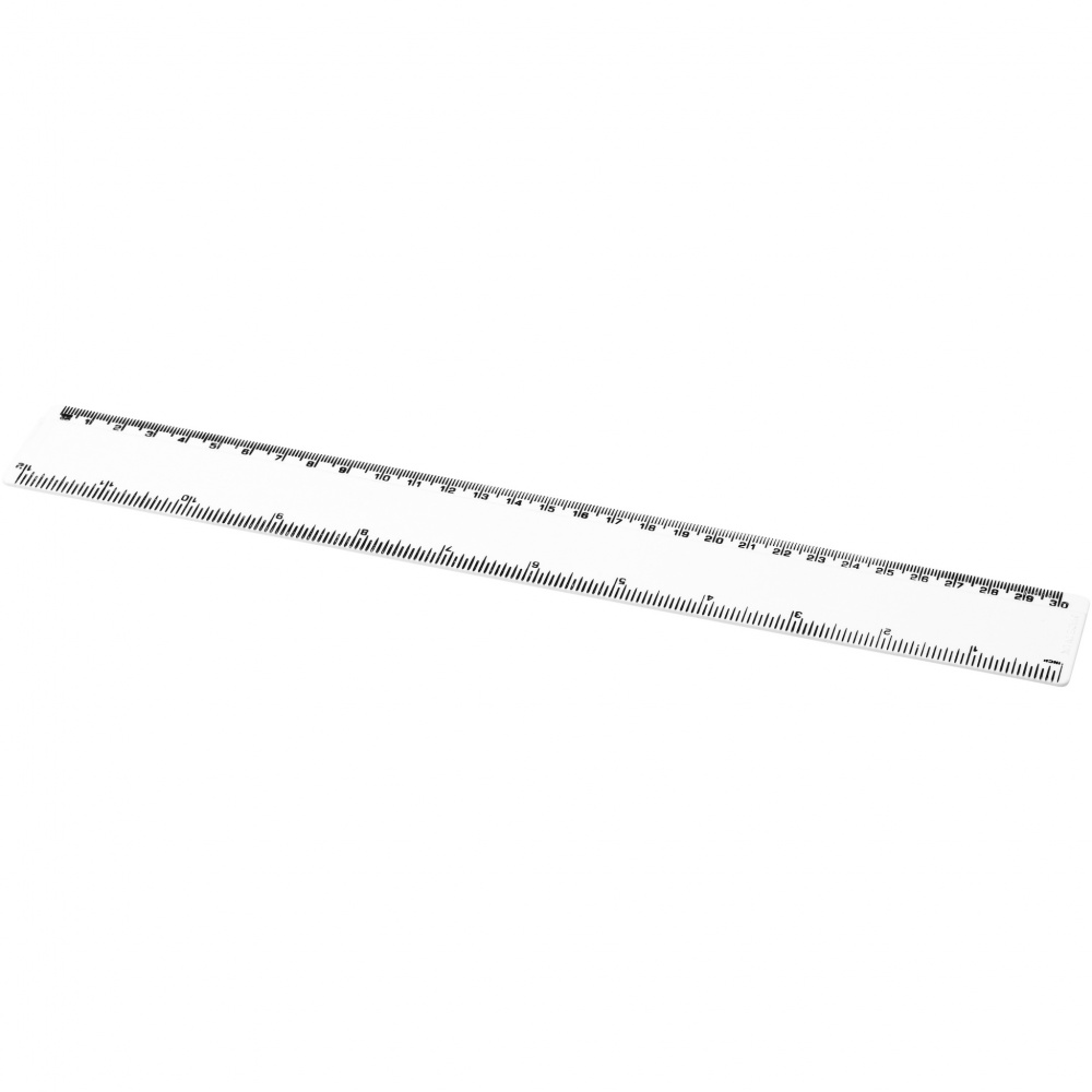 Logo trade promotional items image of: Refari 30 cm recycled plastic ruler