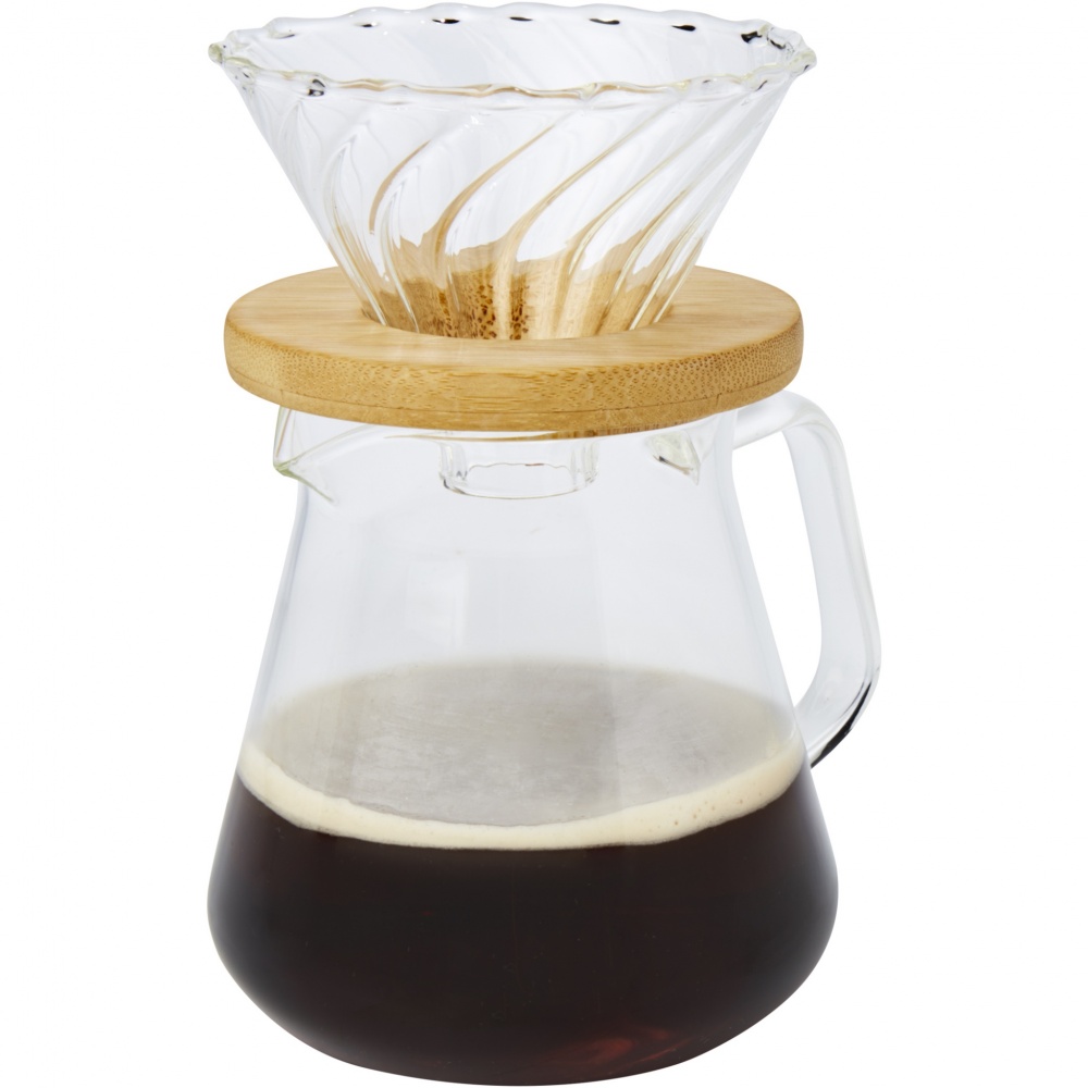 Logo trade promotional merchandise photo of: Geis 500 ml glass coffee maker