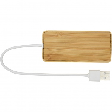 Logotrade promotional merchandise photo of: Tapas bamboo USB hub