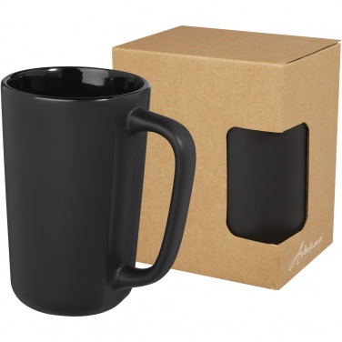 Logo trade promotional giveaways image of: Perk 480 ml ceramic mug