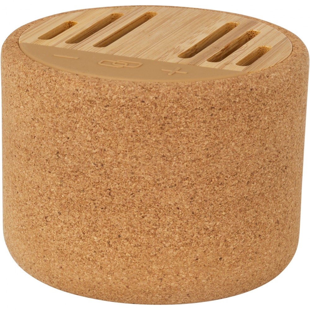 Logo trade promotional merchandise picture of: Cerris 5W cork Bluetooth® speaker