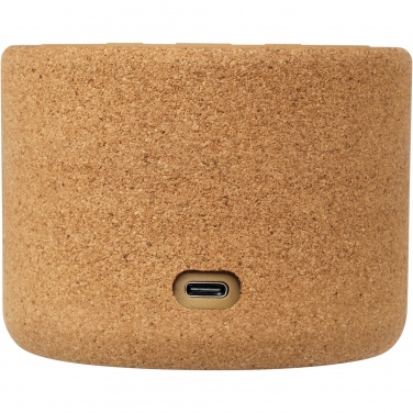 Logo trade corporate gifts picture of: Cerris 5W cork Bluetooth® speaker