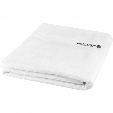 Logo trade promotional giveaway photo of: Riley 550 g/m² cotton towel 100x180 cm