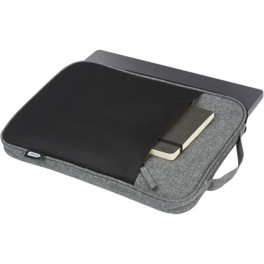 Logo trade promotional items image of: Reclaim 14" GRS recycled two-tone laptop sleeve 2.5L