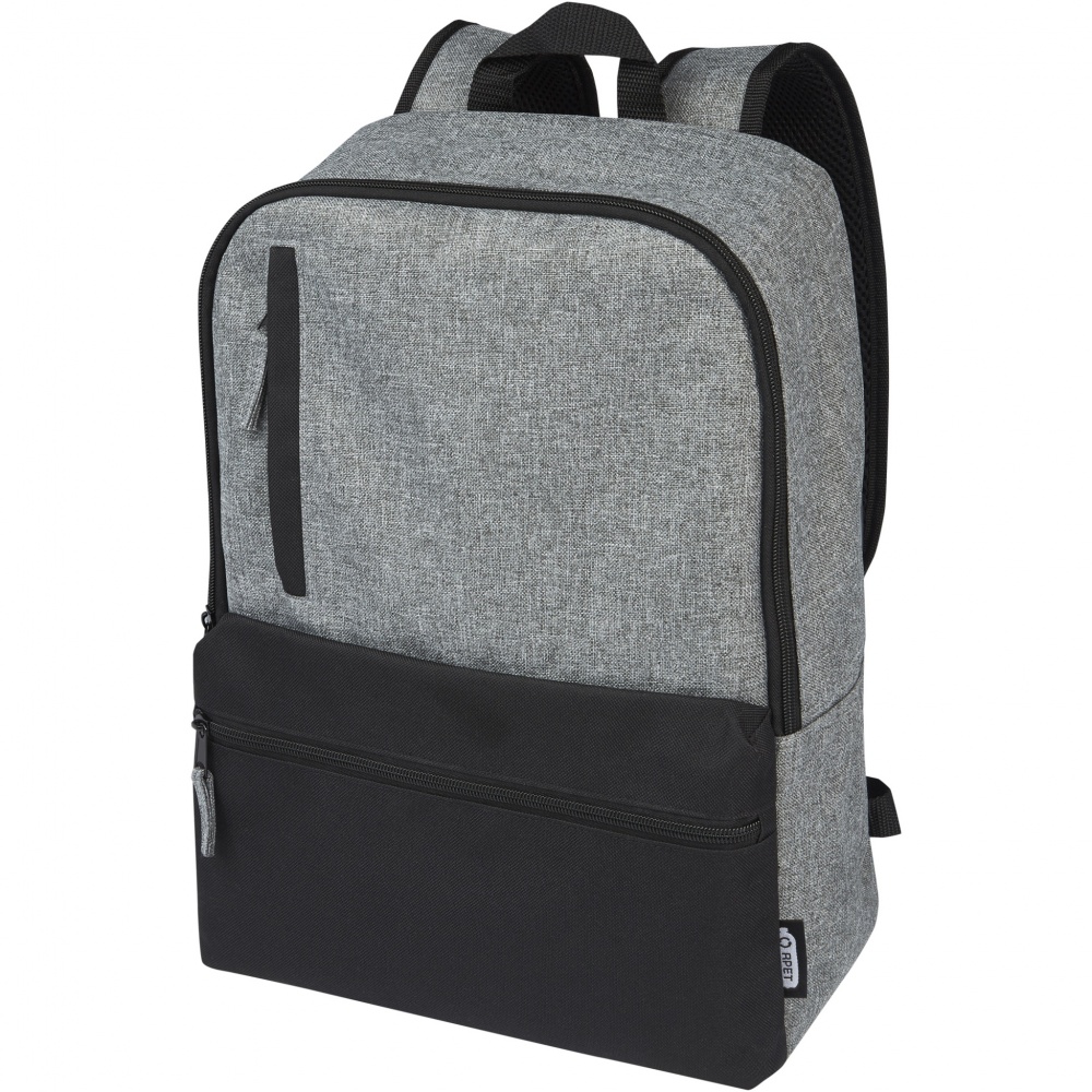 Logotrade promotional giveaway picture of: Reclaim 15" GRS recycled two-tone laptop backpack 14L