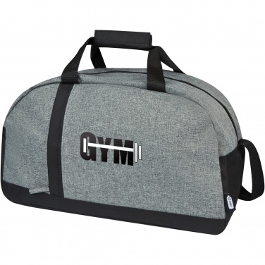 Logotrade promotional merchandise image of: Reclaim GRS recycled two-tone sport duffel bag 21L