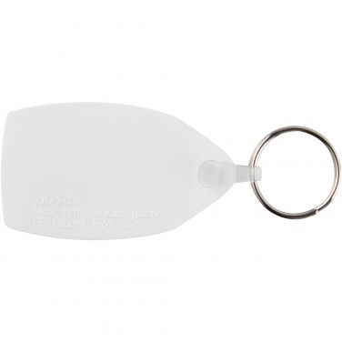 Logo trade promotional items picture of: Tait rectangular-shaped recycled keychain