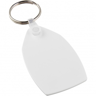 Logo trade promotional gifts picture of: Tait rectangular-shaped recycled keychain