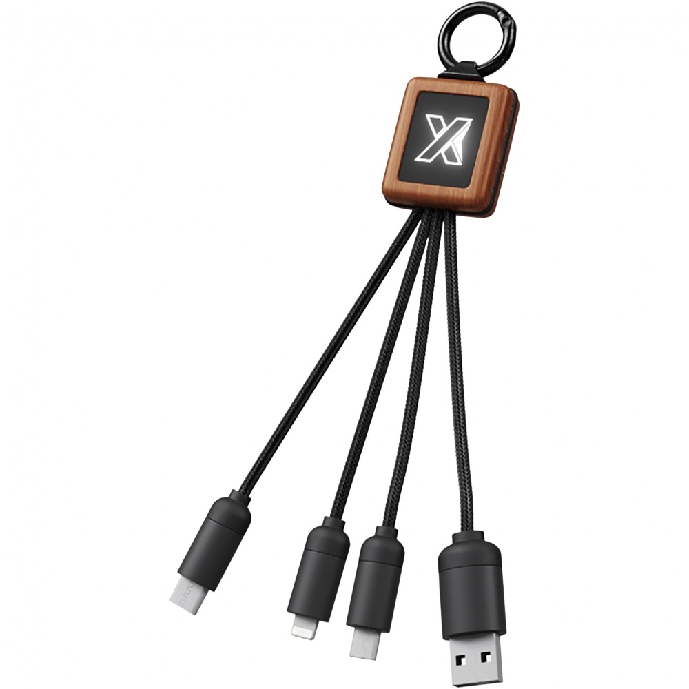 Logotrade corporate gift image of: SCX.design C19 wooden easy to use cable