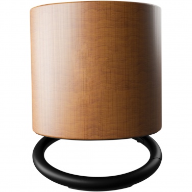 Logotrade promotional gift image of: SCX.design S27 3W wooden ring speaker