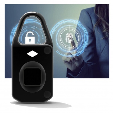 Logotrade promotional product picture of: SCX.design T10 fingerprint padlock