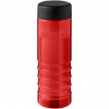 H2O Active® Eco Treble 750 ml screw cap water bottle , Red / Solid black