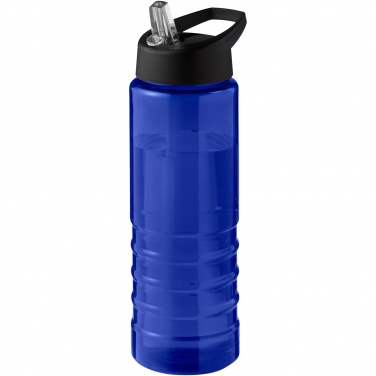 Logo trade corporate gift photo of: H2O Active® Eco Treble 750 ml spout lid sport bottle 