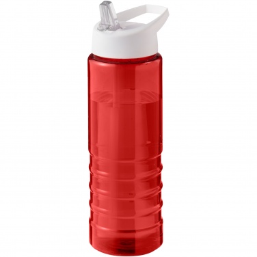 Logo trade promotional merchandise image of: H2O Active® Eco Treble 750 ml spout lid sport bottle 