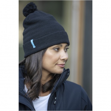 Logo trade business gifts image of: Olivine GRS recycled beanie