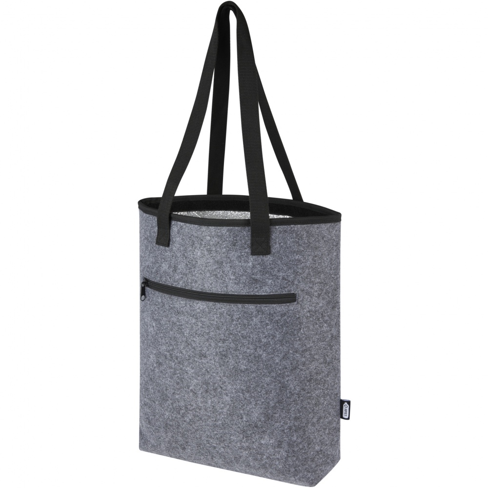 Logo trade promotional gift photo of: Felta GRS recycled felt cooler tote bag 12L